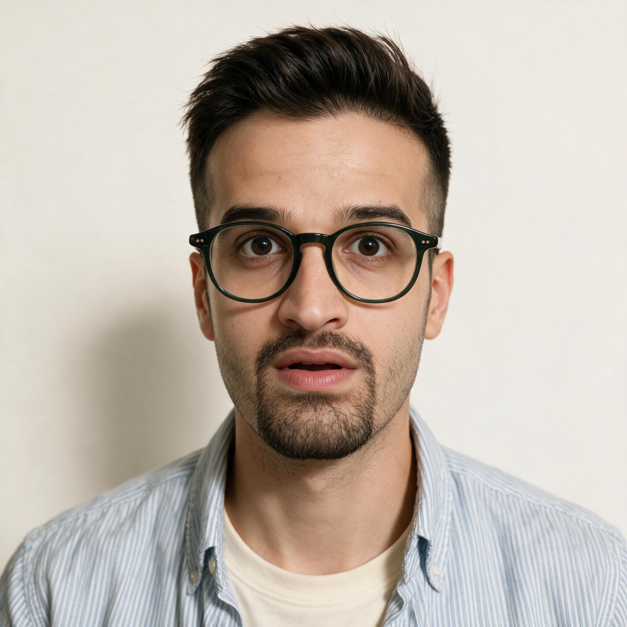 Surprised — verified likeness render