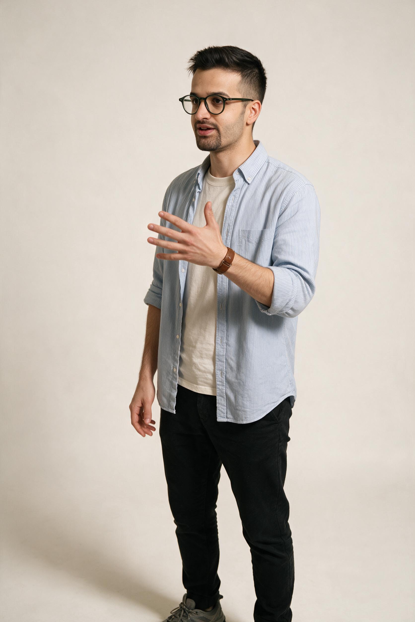 Explaining — verified likeness render