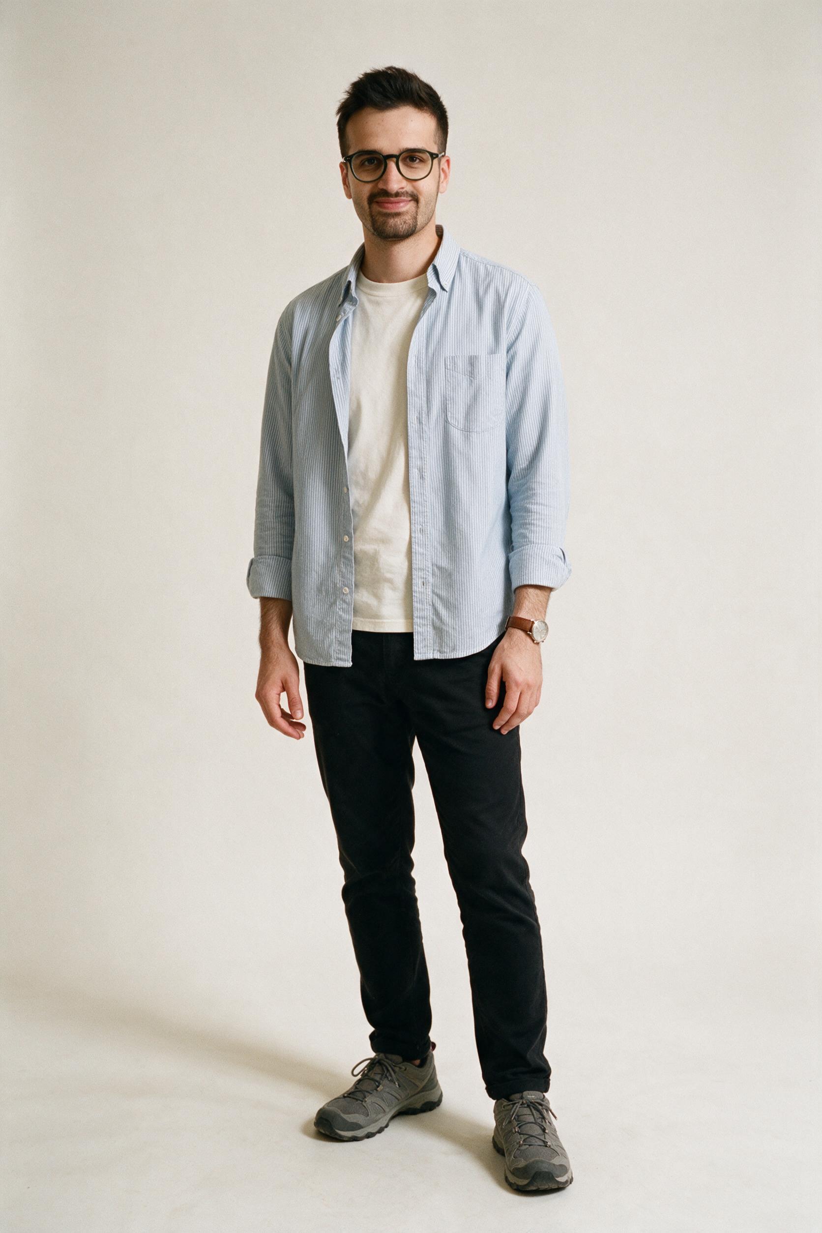 Standing — verified likeness render
